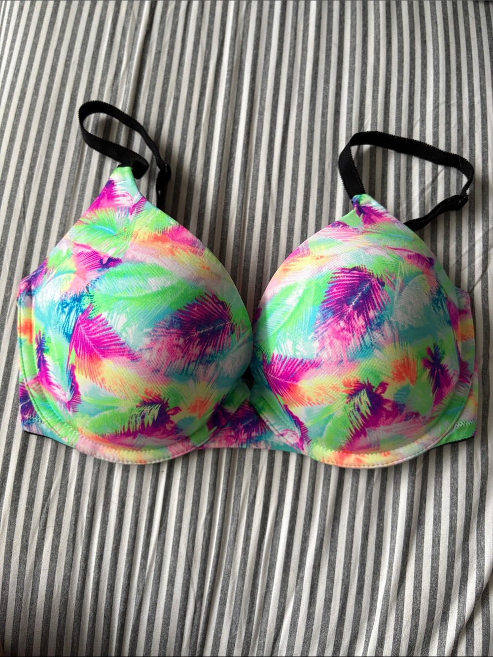 Multicolor push up bra